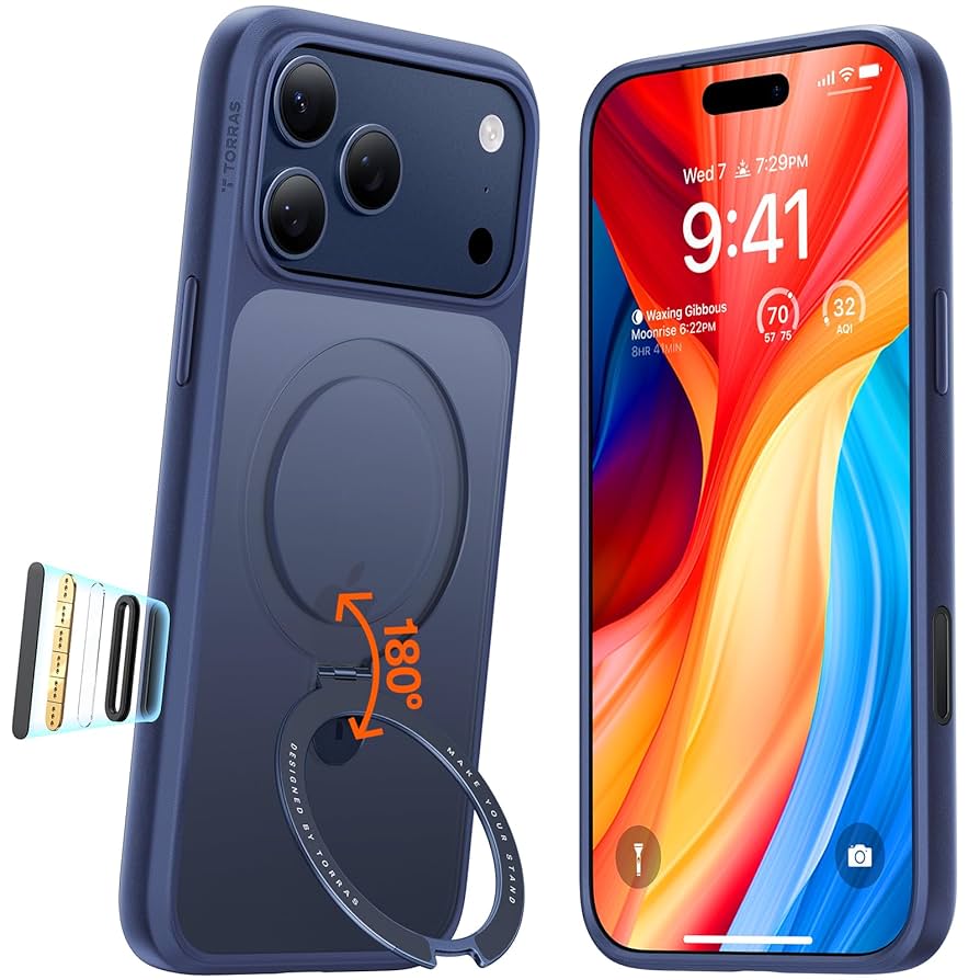 iPhone 17 Pro Max TORRAS ケースとフィルム2枚セット TORRAS iPhone17 iPhone 17 / 17Pro 17ProMax Air ガラス